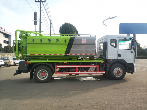 國六東風多利卡D9清洗吸污車