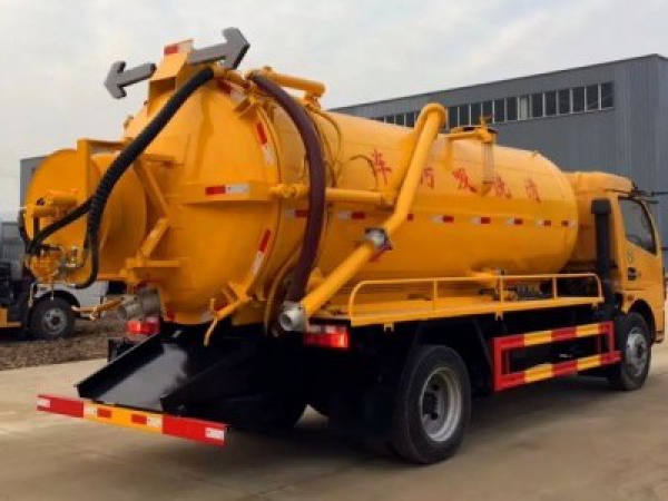 國六東風大多利卡一體罐清洗吸污車 9方